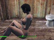 Preview 3 of The General's Needs | Seduced by Soldier Bathroom Squirting Orgasm Fallout 4 Sex Mods