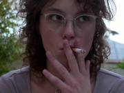 Preview 1 of Caught my stepsis smoking. She begged me not to tell Mom,here is what happened next...4K