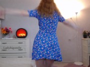 Preview 1 of amazing girl wild twerking dance with Full Naked Striptease