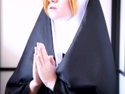 Preview 1 of Horny busty nun wants to be fucked - Bella Hentaigirl