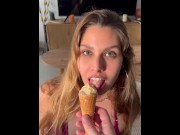 Preview 1 of Israeli Girl Sucking - ישראלית מוצצת