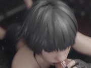 Preview 6 of 3D hentai girl blowjob cum in mouth animation sfm Unreal Engine 5