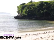 Preview 6 of Asian Babe Putri Cinta Playing with Her Pussy On Empty Beach
