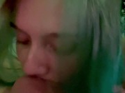Preview 2 of Acid trip blowjob from teen stepsister