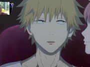 Preview 3 of Makima gave Denji a long-awaited blowjob and swallowed his sperm in the cinema (alexhothenta)