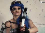 Preview 2 of 397 - Barbara Bieber - Future warrior girls - Cosplay cyberpunk serie - Trailer