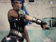 Preview 3 of 397 - Barbara Bieber - Future warrior girls - Cosplay cyberpunk serie - Trailer