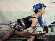 Preview 6 of 397 - Barbara Bieber - Future warrior girls - Cosplay cyberpunk serie - Trailer