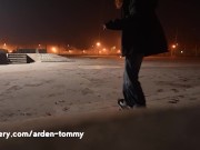 Preview 1 of Perfect Italian Amateur Fucked In A Skate Park - Lustery