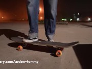 Preview 2 of Perfect Italian Amateur Fucked In A Skate Park - Lustery