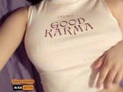 Preview 1 of GOOD KARMA! Excellent pussy from a cute girl! Look at her