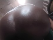 Preview 4 of Bubblebutt rides horse dildo