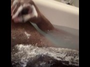 Preview 1 of Jerking off in tub