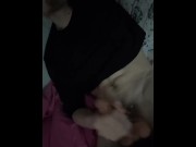 Preview 6 of My Best Cumshot Yettt Sexy Moaning and Hot Body Teen Gets A Load All Over Himself