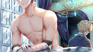 Closeted prince jacks off to a knight [Fate 1 - Romantic Gay Audiobook]