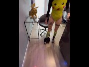 Preview 2 of My pokemon geek step sister loves my cock and spreads herself with cum