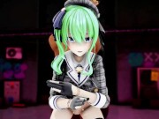 Preview 2 of Hololive Hoshimachi Suisei Hentai Sex and Undress Dance Apple Pie Big Boobs MMD 3D Green Hair