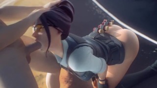 Fortnite porn Compilation. Rook Ruby Alli Harley Quinn Rule34 3D hentai animation