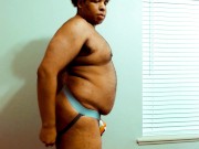 Preview 5 of Chubby Cub Trying On Jockstraps-Brown_Sugar17