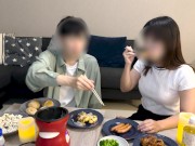 Preview 4 of The fate of a woman who came to a man's house. Japanese hentai video. Amateur/NTR/Big tits