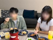 Preview 6 of The fate of a woman who came to a man's house. Japanese hentai video. Amateur/NTR/Big tits