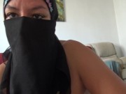 Preview 2 of Hairy Iraqi Wife Dancing Show Pussy