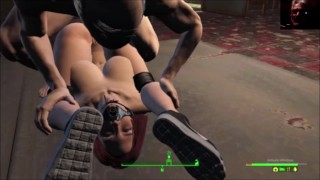Brotherhood of Steel in Pipers ASS: Fallout 4 Sex Mods Animation Anal Reward for Paladin Brandis