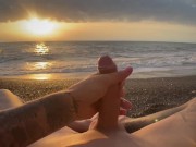 Preview 5 of Cum on the beach💦
