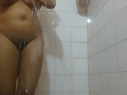 Preview 5 of Sexy milf is bathing after morning fuck.සෙක්සි කැරි කෙල්ල උදෙන්ම නානවා හොදට කොල්ලව අවුස්සන්න යන්න