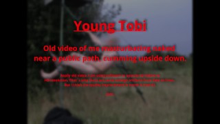 Young Tobi – Hanging around naked horny next to public path while fapping. Exhibitionist Tobi00815