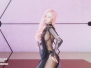 Preview 2 of [MMD] Chungha - Chica Seraphine Sexy Kpop Dance League Of Legends Uncensored Hentai
