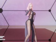Preview 6 of [MMD] Chungha - Chica Seraphine Sexy Kpop Dance League Of Legends Uncensored Hentai