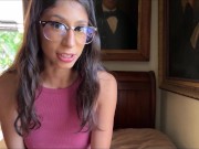 Preview 4 of Little Sister's Nerdy Best Friend Wants to See My Cock - Sona Bella - Perfect Girlfriend -Alex Adams