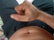 Preview 4 of I come home from the office with an erect penis and she rubs me until I cum