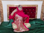 Preview 4 of Most Beautiful Pakistani Mature Bride Sex With Dildo in Wedding Dress