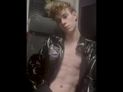 Preview 1 of gay Twink masturbating his big Dick