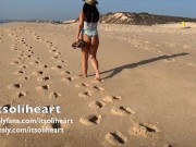 Preview 1 of NUDE BEACH - walking naked on a public beach