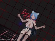 Preview 2 of Sexy cat girl Mia Hyper Boy Blender Render 1726