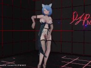 Preview 5 of Sexy cat girl Mia Hyper Boy Blender Render 1726