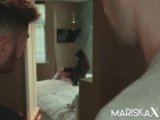 Preview 1 of MARISKAX Euphoria Black caught masturbating and fucked