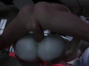 Preview 5 of Hard Mating Press Fucking For Ghost Slut