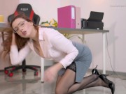 Preview 5 of SEXY BOSS - MASTURBATE WITH ME!