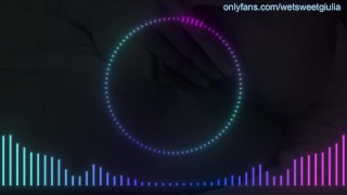 ASMR moans - Watch me masturbating and fingering my pussy just after waking up