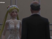 Preview 6 of [TRAILER] STEPFATHER TEACHING HIS STEPDAUGHTER HOW TO FUCK RIGHT BEFORE THE WEDDING CEREMONY
