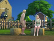 Preview 4 of [TRAILER] Fucking my beta debtor's wife who hid on his farm - Outdoors with beautiful blonde