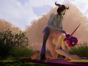 Preview 2 of Draenei Futa Dickgirl Fucks Hot Elf | Warcraft Porn Parody