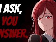 Preview 1 of I ask, you answer. Hard Fdom Interrogation ASMR roleplay Prisoner and Commander