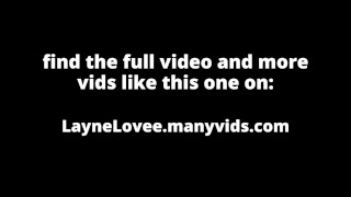 Anal Fingering, Spanking, and Monster Cock Riding for Sissy - Full Video On LayneLovee Manyids