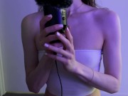 Preview 3 of ASMR Petite Aussie Whispering in See Through Top - OnlyFans/ophelia_xx