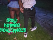 Preview 6 of Ebony Hotwife brownapple69 Fucks BBC raw at Chicago Lakefront.